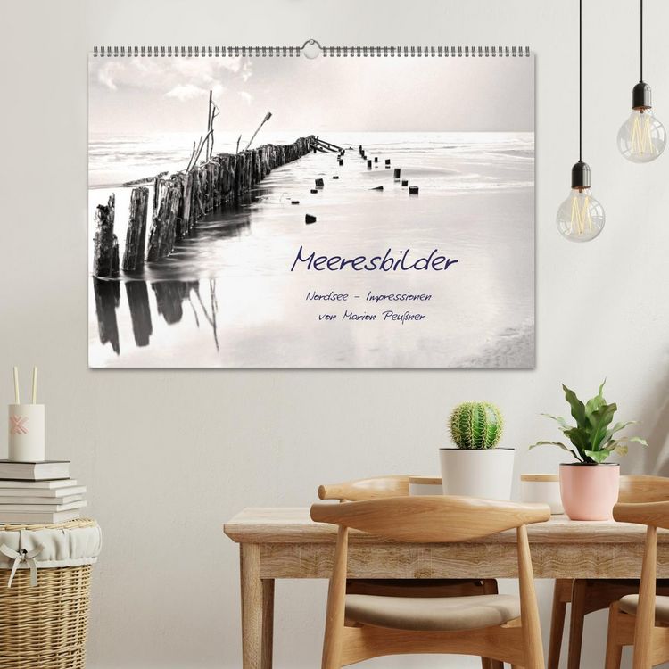 Produktbild: Meeresbilder - Nordsee-Impressionen (Wandkalender 2026 DIN A2 quer), CALVENDO Monatskalender