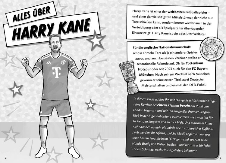 Produktbild: Mein Fu&szlig;ballheld Harry Kane &ndash; Seine Geschichte, seine Spiele, seine Rekorde