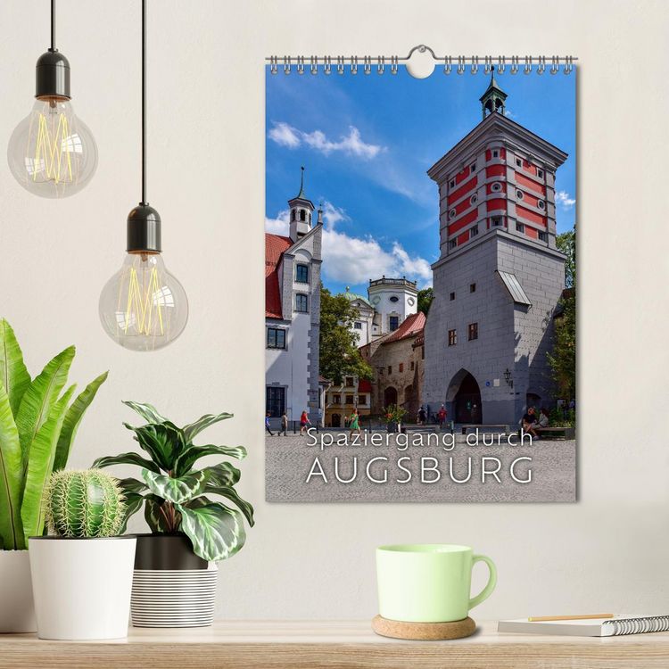 Produktbild: Spaziergang durch Augsburg (Wandkalender 2026 DIN A4 hoch), CALVENDO Monatskalender
