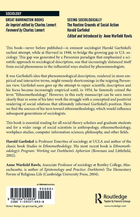 Produktbild: Seeing Sociologically