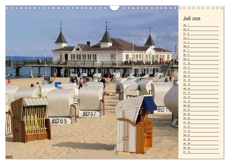 Produktbild: Unterwegs in Deutschland (Wandkalender 2026 DIN A3 quer), CALVENDO Monatskalender