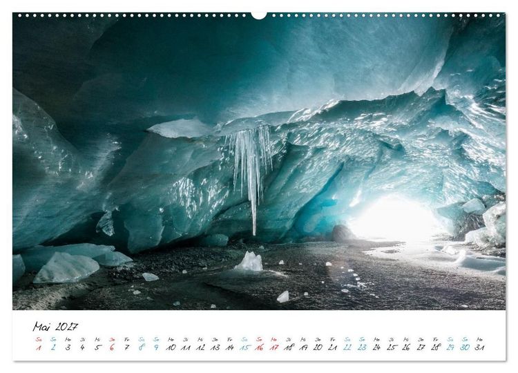 Produktbild: Eiswelten Morteratsch (Wandkalender 2027 DIN A2 quer), CALVENDO Monatskalender