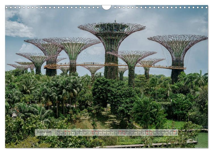 Produktbild: Discover Singapore (Wall Calendar 2026 DIN A3 landscape), CALVENDO 12 Month Wall Calendar