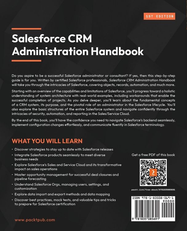 Produktbild: Salesforce CRM Administration Handbook