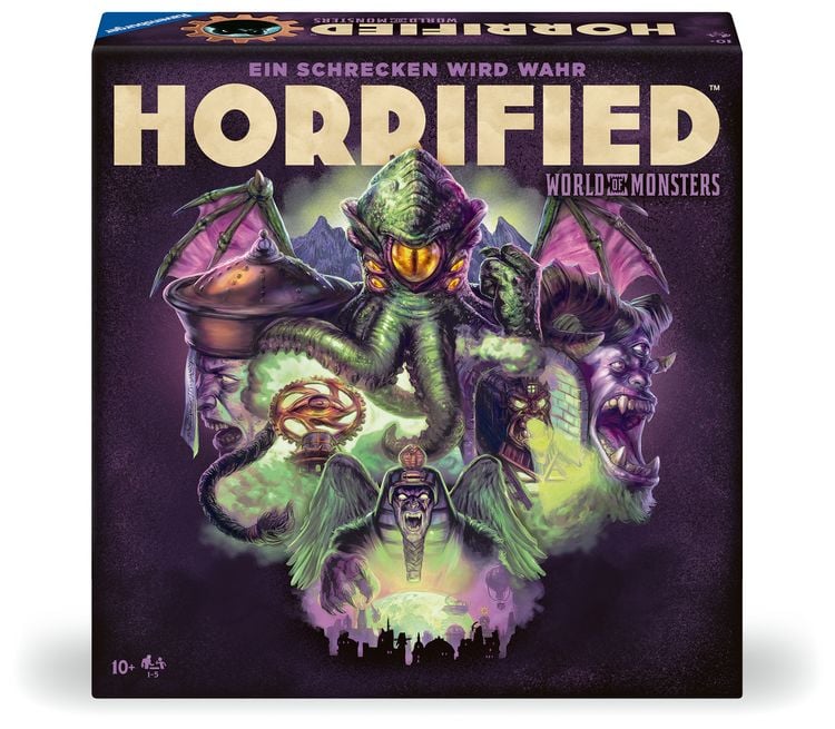 Produktbild: Horrified: World of Monsters - Spiele f&uuml;r Erwachsene ab 10 Jahre