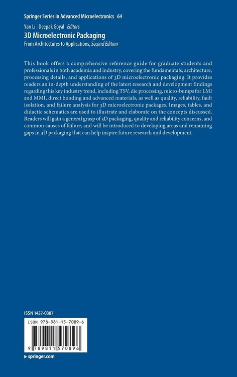 Produktbild: 3D Microelectronic Packaging