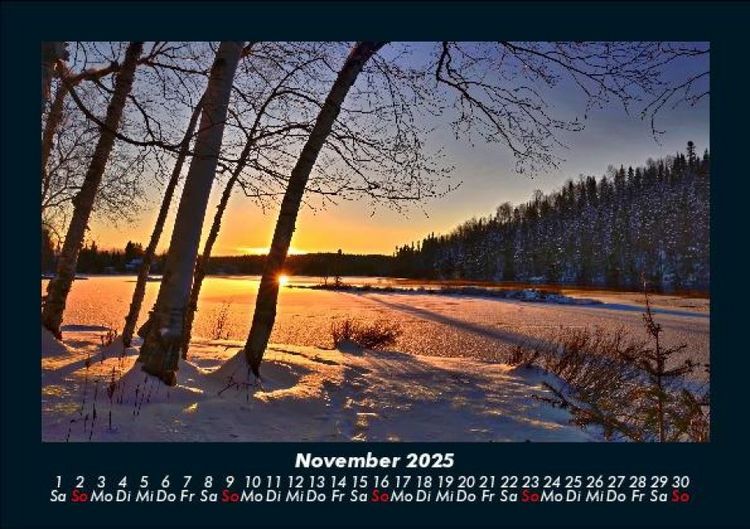 Produktbild: Landschaftskalender 2025 Fotokalender DIN A5