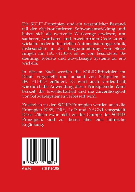 Produktbild: Anwendung der SOLID-Prinzipien mit der IEC 61131-3