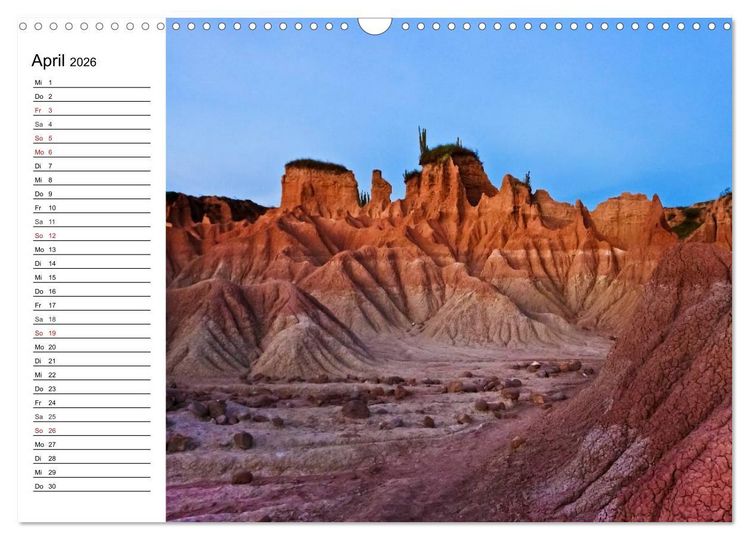 Produktbild: Kolumbien Impressionen (Wandkalender 2026 DIN A3 quer), CALVENDO Monatskalender