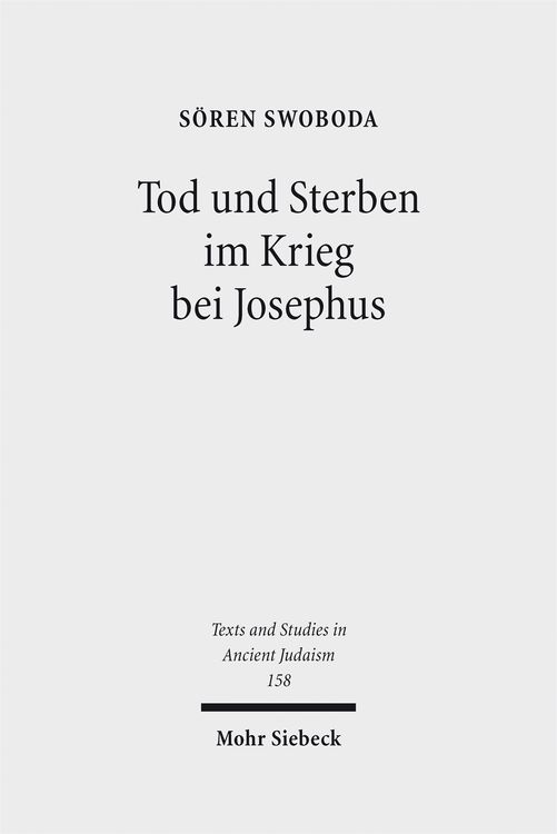 Produktbild: Tod und Sterben im Krieg bei Josephus