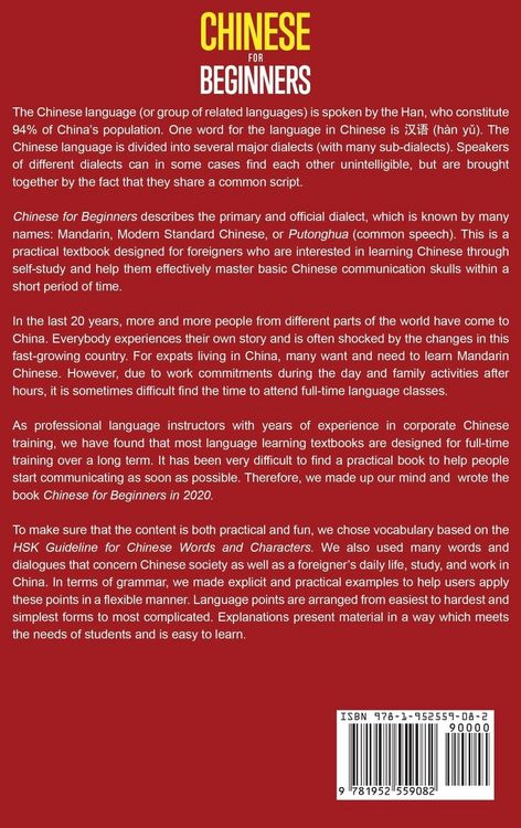 Produktbild: Chinese for Beginners
