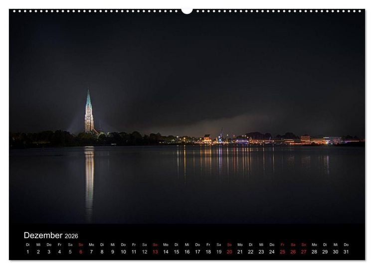 Produktbild: Schleswig - Schleistadt mit Flair (Wandkalender 2026 DIN A2 quer), CALVENDO Monatskalender