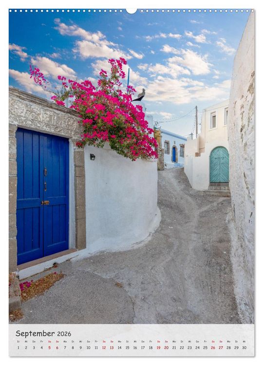 Produktbild: Rhodos und Symi, Insel der Schwammtaucher (hochwertiger Premium Wandkalender 2026 DIN A2 hoch), Kunstdruck in Hochglanz