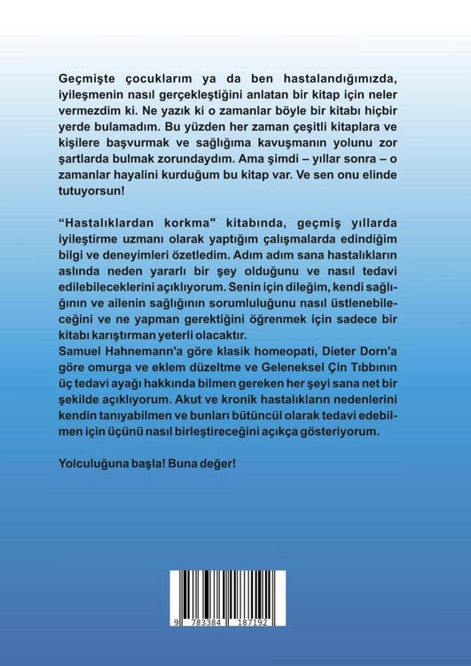 Produktbild: Hastalıklardan korkma &ndash; Bu kitap:"Keine Angst vor Krankheiten" kitabının T&uuml;rk&ccedil;e cevirisidir