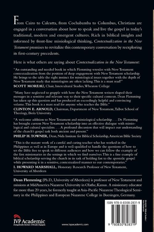 Produktbild: Contextualization in the New Testament