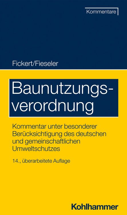 Produktbild: Baunutzungsverordnung