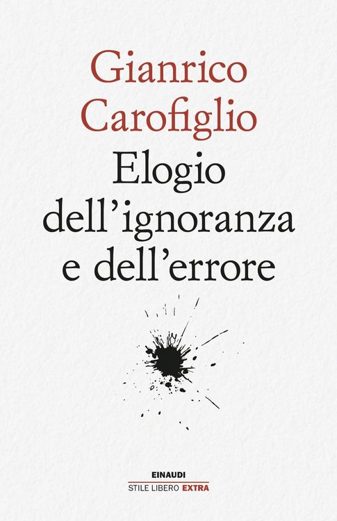 Produktbild: Elogio dell'ignoranza e dell'errore