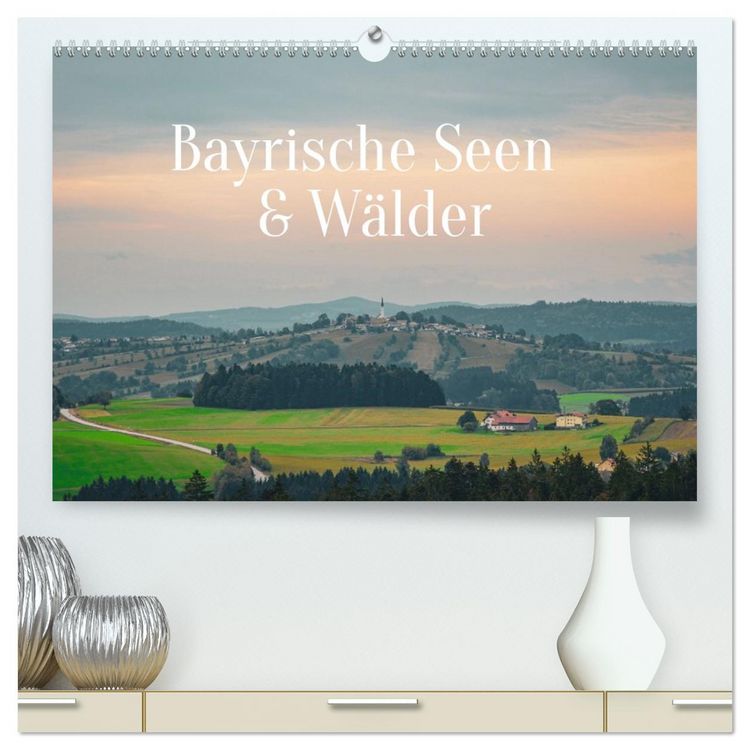 Produktbild: Bayrische Seen und W&auml;lder (hochwertiger Premium Wandkalender 2027 DIN A2 quer), Kunstdruck in Hochglanz