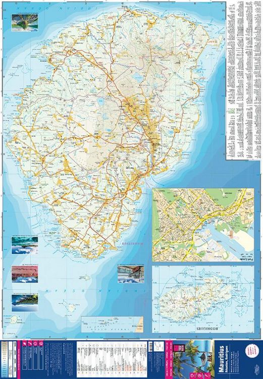 Produktbild: Reise Know-How Landkarte Mauritius, R&eacute;union, Rodrigues (1:90.000)