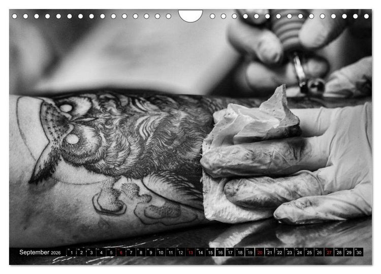 Produktbild: K&ouml;rperkult Tattoo (Wandkalender 2026 DIN A4 quer), CALVENDO Monatskalender