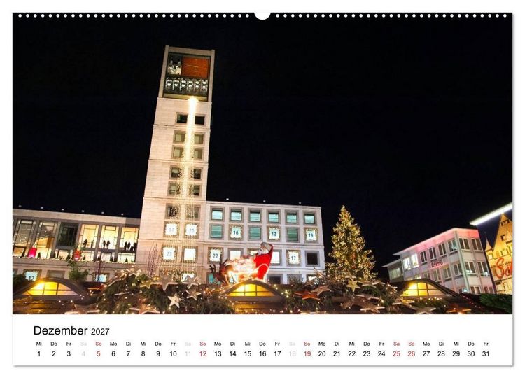 Produktbild: stadtansichten stuttgart (hochwertiger Premium Wandkalender 2027 DIN A2 quer), Kunstdruck in Hochglanz