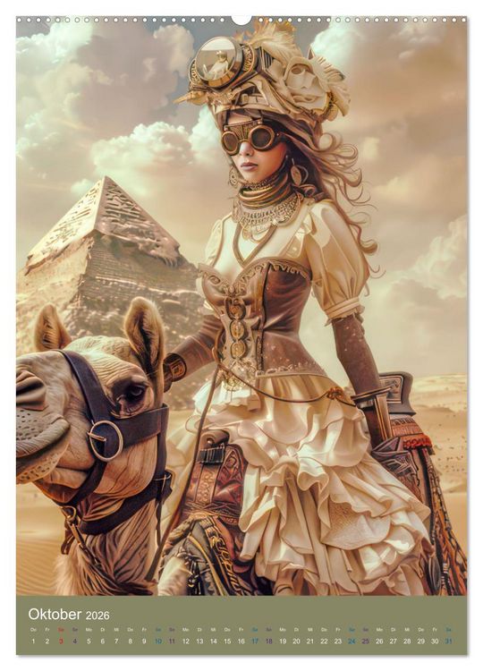 Produktbild: Steampunk Ladies auf Tour (Wandkalender 2026 DIN A2 hoch), CALVENDO Monatskalender