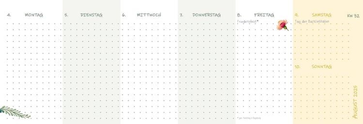 Produktbild: Mein Wochen-Tischkalender f&uuml;r das Schuljahr 2025/2026