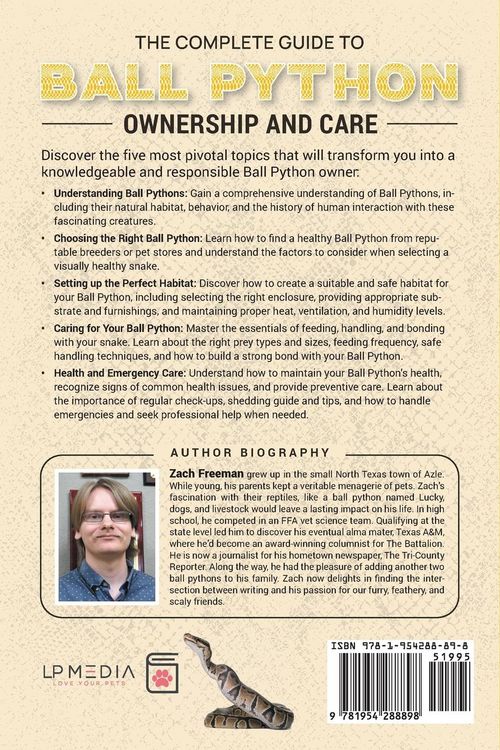 Produktbild: The Complete Guide to Ball Python Ownership and Care