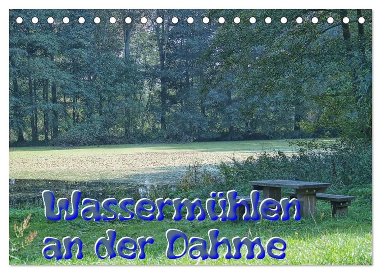 Produktbild: Wasserm&uuml;hlen an der Dahme (Tischkalender 2026 DIN A5 quer), CALVENDO Monatskalender