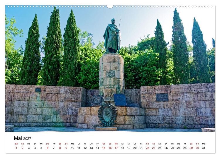 Produktbild: Von Nord nach S&uuml;d - Fahrt &uuml;ber Viseu, Coimbra und Nazar&eacute; (Wandkalender 2027 DIN A2 quer), CALVENDO Monatskalender