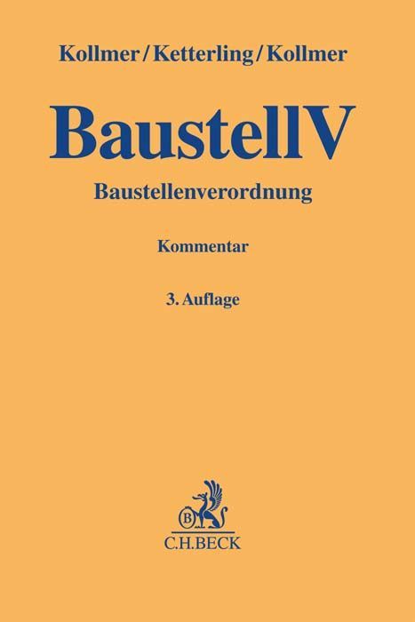 Produktbild: Baustellenverordnung (BaustellV)