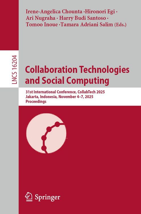 Produktbild: Collaboration Technologies and Social Computing