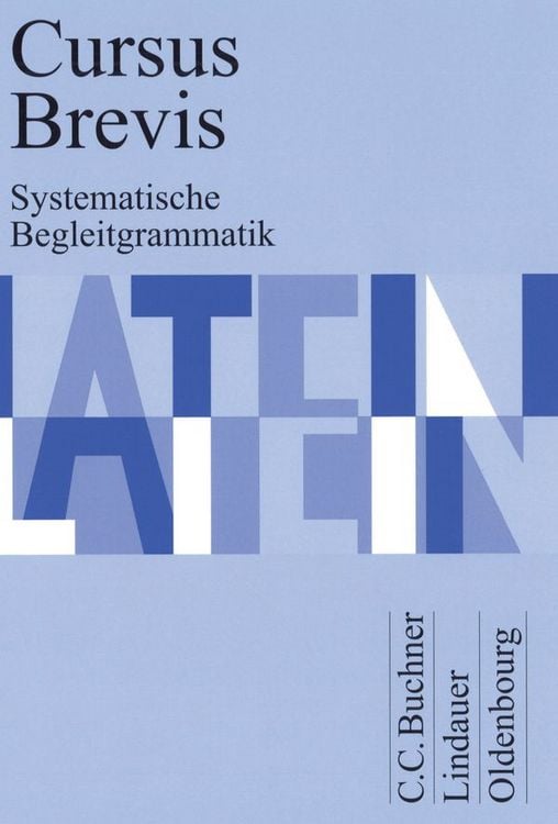 Produktbild: Cursus Brevis. Systematische Begleitgrammatik