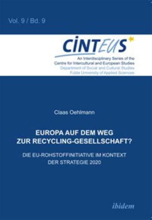 Produktbild: Europa auf dem Weg zur Recycling-Gesellschaft?