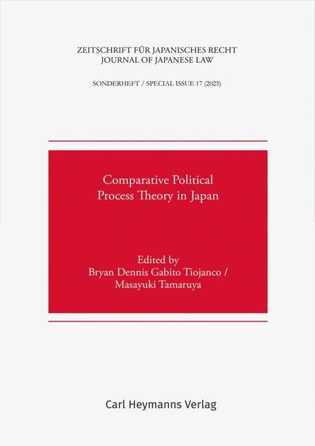 Produktbild: Comparative Political Process Theory in Japan (ZJapanR Sonde