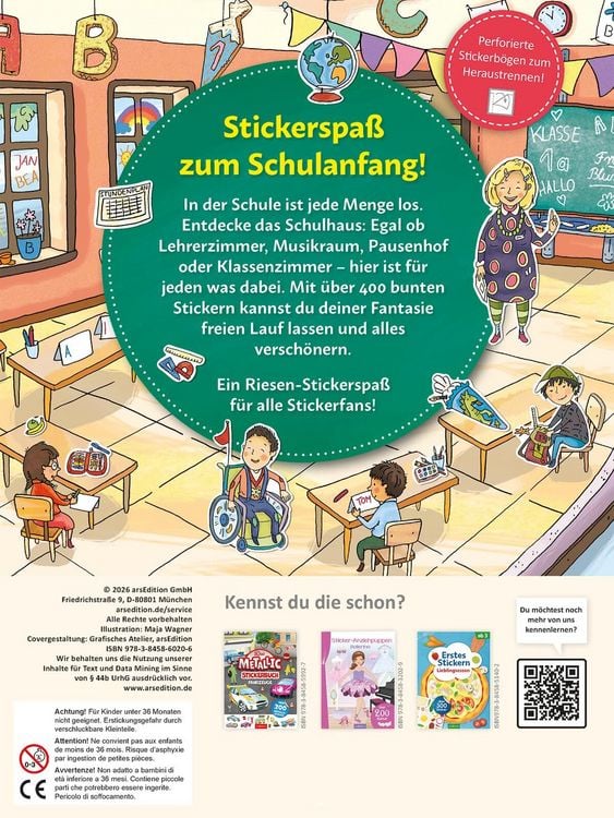 Produktbild: Mein Stickerheft &ndash; Schule