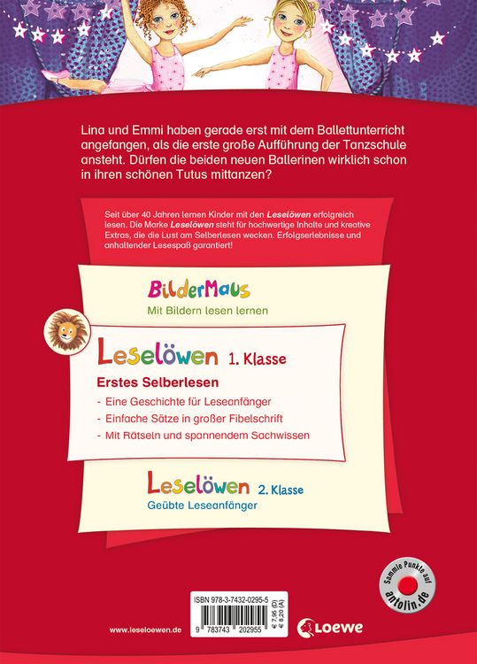 Produktbild: Lesel&ouml;wen 1. Klasse - Die gro&szlig;e Ballett-Auff&uuml;hrung