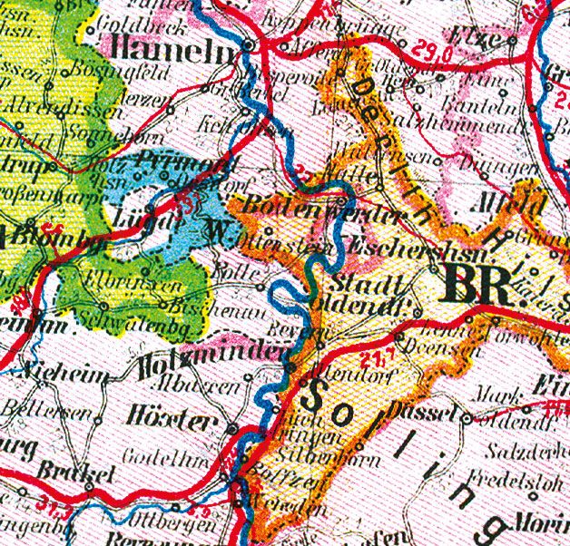 Produktbild: General-Karte Deutsches Reich - Deutschland, 1910
