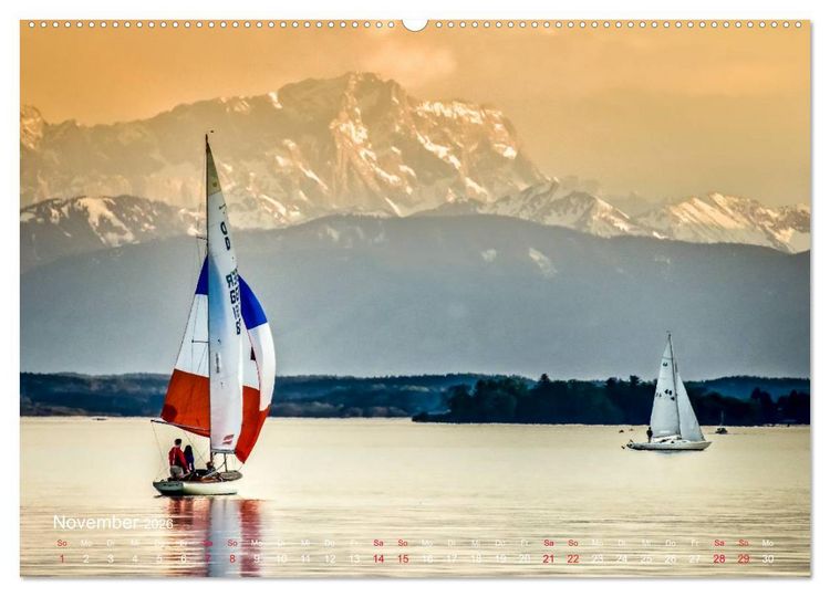 Produktbild: Impressionen vom Starnberger See (Wandkalender 2026 DIN A2 quer), CALVENDO Monatskalender