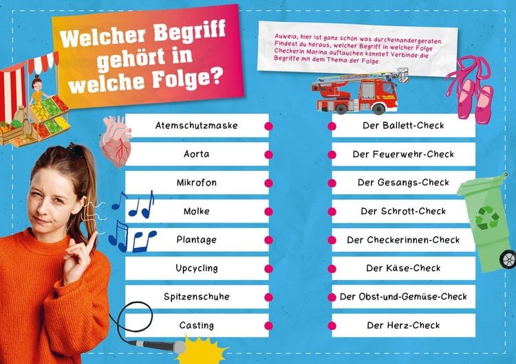 Produktbild: Checkerin Marina: Der spannende Spiel- und R&auml;tselblock