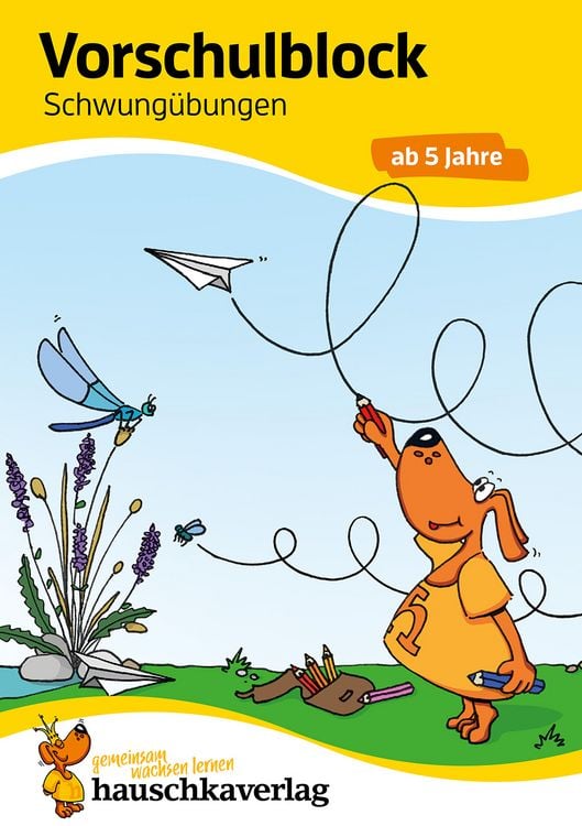 Produktbild: Vorschulblock ab 5 Jahre f&uuml;r Junge und M&auml;dchen - Schwung&uuml;bungen