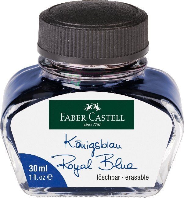 Produktbild: Faber-Castell Tintenglas K&ouml;nigsblau l&ouml;schbar 30 ml