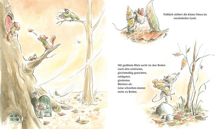 Produktbild: Die kleine Maus und das goldene Blatt