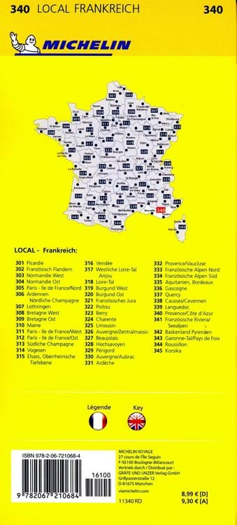 Produktbild: Michelin Provence - Cote d'Azur