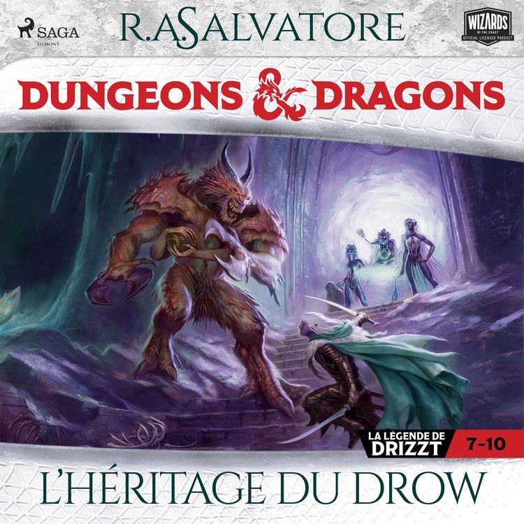 Produktbild: Compilation Dungeons & Dragons 7-10&nbsp;: L'H&eacute;ritage du Drow