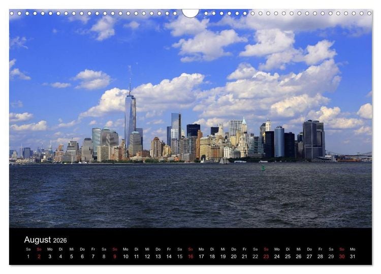 Produktbild: New York City (Wandkalender 2026 DIN A3 quer), CALVENDO Monatskalender