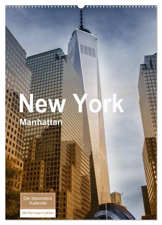 Produktbild: New York - Manhattan (Wandkalender 2026 DIN A2 hoch), CALVENDO Monatskalender