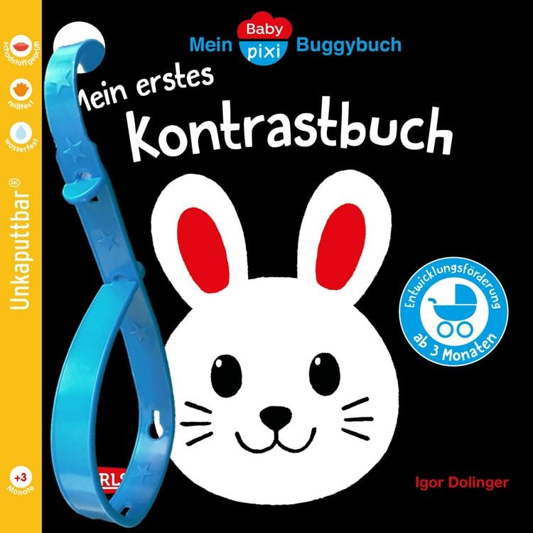 Produktbild: Baby Pixi (unkaputtbar) 181: Mein Baby-Pixi-Buggybuch: Mein erstes Kontrastbuch ab 3 Monaten