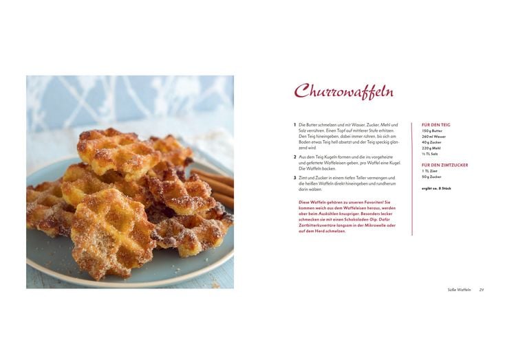 Produktbild: Unsere besten Waffeln - S&uuml;&szlig; und herzhaft.
