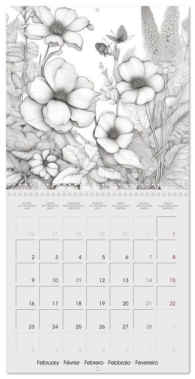 Produktbild: Le monde v&eacute;g&eacute;tal (Calendrier mural carr&eacute; 2026 30x30 cm) Calendrier double avec une page pour vos prises de notes